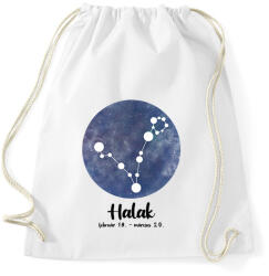 printfashion Halak - Sportzsák, Tornazsák - Fehér (7474033)