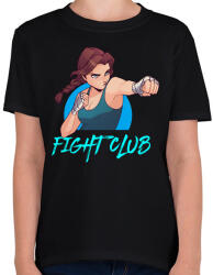 printfashion Fight Club Girls - Gyerek póló - Fekete (5315956)