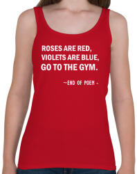 printfashion Fitnessz vers - Női atléta - Cseresznyepiros (1354982)