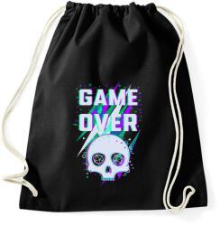 printfashion Game Over (sötét) - Sportzsák, Tornazsák - Fekete (4980849)