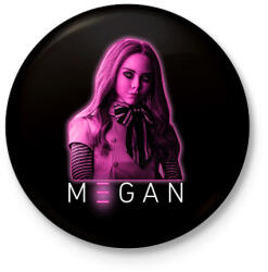 printfashion M3gan - pink - Kitűző, hűtőmágnes - Fekete (15484874)