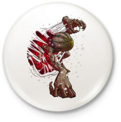 printfashion Nightmare - the gorgon - Kitűző, hűtőmágnes - Fehér (3077423)