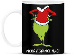 printfashion Merry Grinchmas! - Bögre - Fekete (14853160)