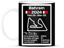 printfashion Bahrain grand prix - Bögre - Fekete (15669769)