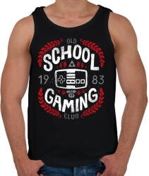 printfashion Retro gamer - Férfi atléta - Fekete (5053502)