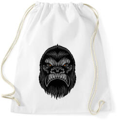 printfashion Mérges Gorilla - Sportzsák, Tornazsák - Fehér (2404293)