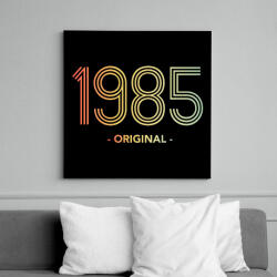 printfashion 1985 - Vászonkép - Fekete (11988671)