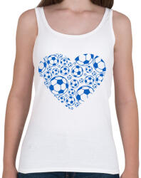 printfashion Focis szív - Női atléta - Fehér (13768314)
