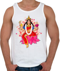 printfashion lakshmi art polo - Férfi atléta - Fehér (14386000)