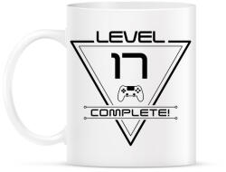 printfashion level-complete-17-black - Bögre - Fehér (1078859)