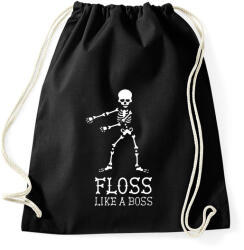 printfashion Floss like a Boss - Sportzsák, Tornazsák - Fekete (1301966)