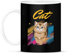 printfashion CAT - Bögre - Fekete (14687525)