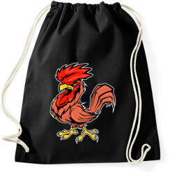 printfashion Kakas - Sportzsák, Tornazsák - Fekete (13816918)