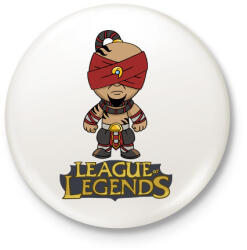 printfashion LOL Lee Sin - Kitűző, hűtőmágnes - Fehér (3081738)