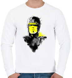 printfashion Vhs man - Férfi pulóver - Fehér (240619)