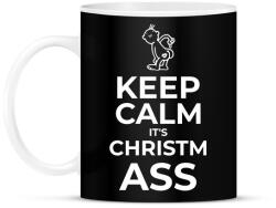 printfashion KEEP CALM ITS CHRISTMASS - Bögre - Fekete (10759871)