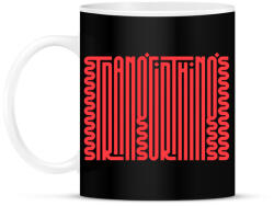 printfashion Stranger Things Text - Bögre - Fekete (5048346)