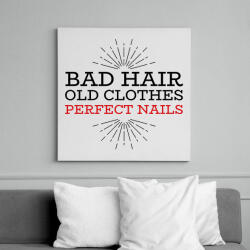 printfashion Perfect nails - Vászonkép - Fehér (8471791)