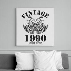 printfashion 1990 - Vászonkép - Fehér (6640443)