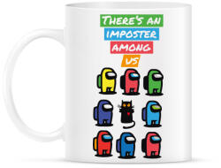 printfashion Among us Impostor - there is an impostor - Bögre - Fehér (4204387)