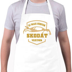 printfashion Skodás sofőr - Kötény - Fehér (5175532)