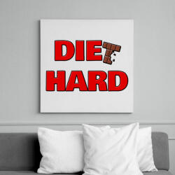 printfashion DIET HARD - Vászonkép - Fehér (6624539)