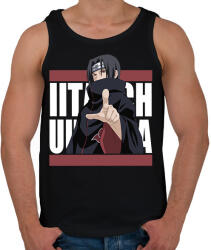 printfashion Ucsiha Itachi - Férfi atléta - Fekete (1959178)