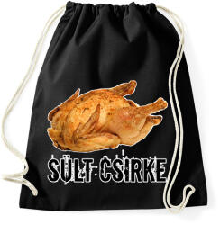 printfashion Sült csirke - Sportzsák, Tornazsák - Fekete (12768399)