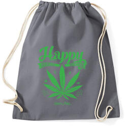 printfashion Boldogság gyomja - Sportzsák, Tornazsák - Grafitszürke (179544)