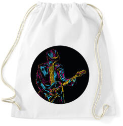 printfashion Rocker gitáros - Színes - Sportzsák, Tornazsák - Fehér (6379135)
