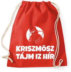 printfashion CHRISTMAS TIME IS HERE - Sportzsák, Tornazsák - Piros (10136150)