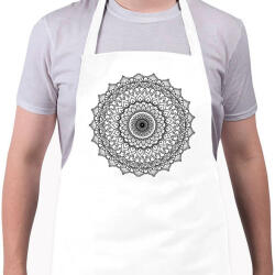printfashion Kifesthető mandala minta4. - Kötény - Fehér (4913835)