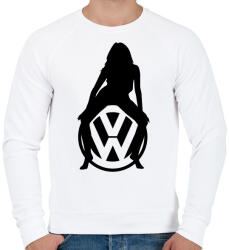 printfashion VOLKSWAGEN HOT FEKETE - Férfi pulóver - Fehér (955374)