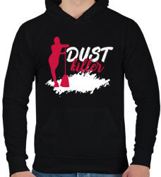 printfashion Dust killer - Férfi kapucnis pulóver - Fekete (9281734)