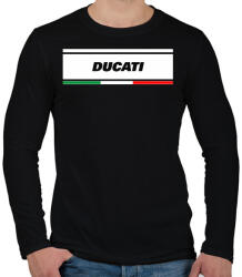 printfashion DUCATI - Férfi hosszú ujjú póló - Fekete (2337001)