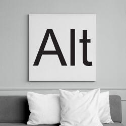 printfashion Alt - Vászonkép - Fehér (6633355)