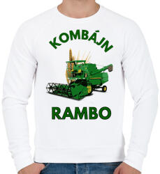 printfashion KOMBÁJN RAMBO - Férfi pulóver - Fehér (2106380)