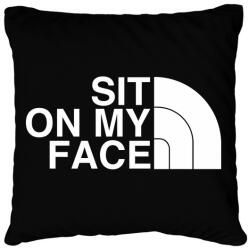 printfashion Sit on my face - Párnahuzat, Díszpárnahuzat - Fekete (5196680)