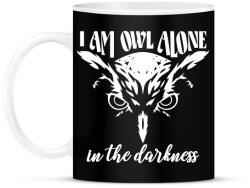 printfashion Owl alone - Bögre - Fekete (13830141)