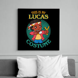 printfashion Lucas costume - Vászonkép - Fekete (14534717)