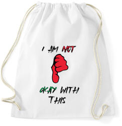 printfashion I am not! - Sportzsák, Tornazsák - Fehér (2492913)