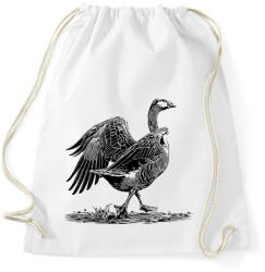 printfashion Liba rajz - Sportzsák, Tornazsák - Fehér (16691600)