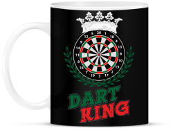 printfashion Dart King - Bögre - Fekete (1055081)