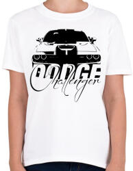 printfashion Dodge Challenger - Gyerek póló - Fehér (7596212)