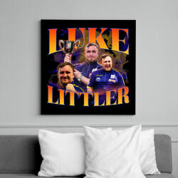 printfashion Luke Littler - Darts - Vászonkép - Fekete (15579274)