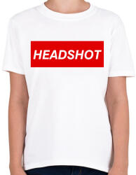 printfashion Headshot - Gyerek póló - Fehér (847647)