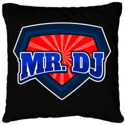 printfashion MR. DJ - Párnahuzat, Díszpárnahuzat - Fekete (10908424)
