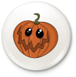 printfashion Halloween tök - Kitűző, hűtőmágnes - Fehér (14480980)