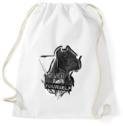 printfashion soha ne veszítsd el önmagad - Sportzsák, Tornazsák - Fehér (265945)