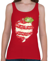 printfashion Szemem almája - Női atléta - Cseresznyepiros (105182)